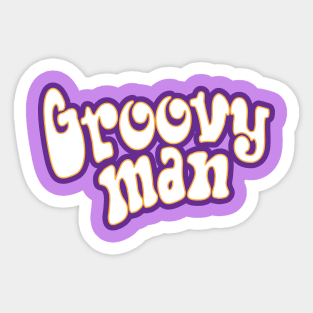 Groovy Tie Dye Design Sticker